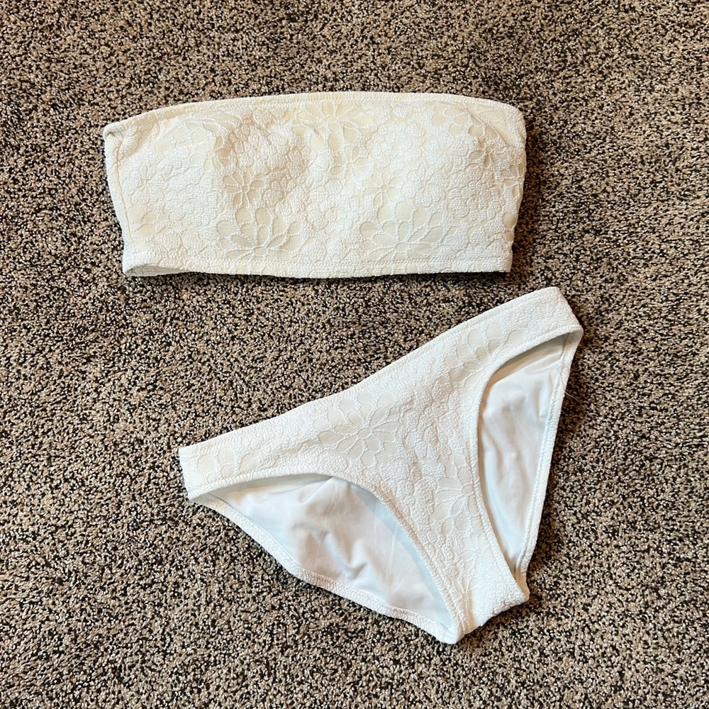 Aerie strapless bikini set